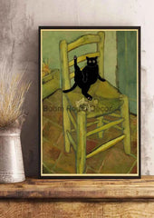 Cute Digital Cats Poster – Funny DIY Cartoon Wall Art - Muselune