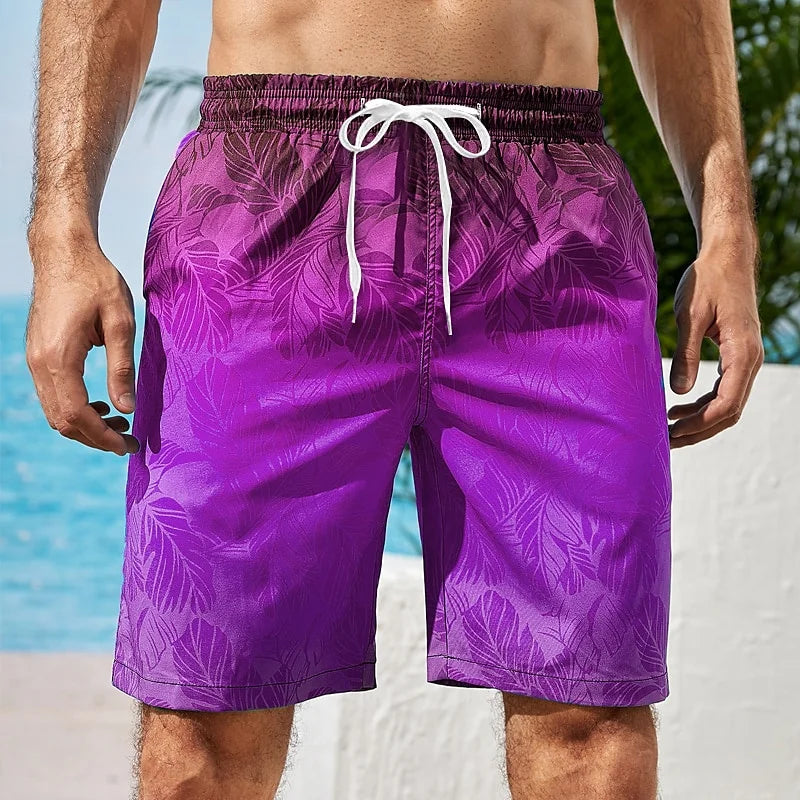 Gradient Graphic Vacation Beach Shorts & Swimwear - Muselune