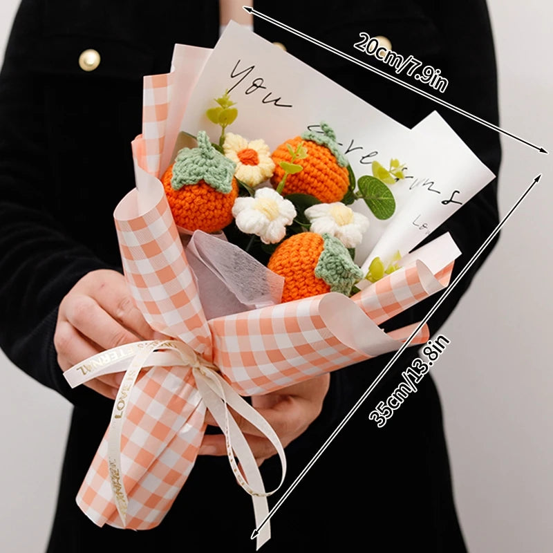 Bouquet Gift Knitted Flower Décor Soft Toys Muselune