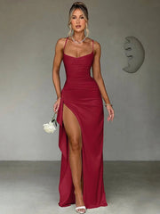 Mozision Sexy -Backless Dresses - Muselune