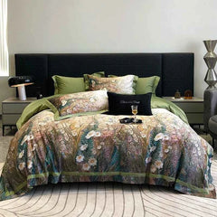 Egyptian Cotton Luxury Bedding 1000TC – Floral Digital Print Set - Muselune