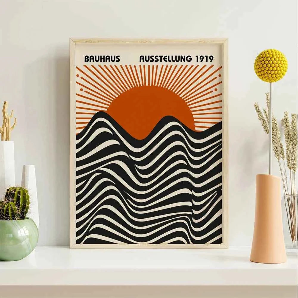 Trendy Gallery Wall Exhibition Matisse Picasso Museum Bauhaus Wall Art Canvas Painting Posters For Living Room Home Decor - Muselune