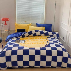 Cotton Satin Bedding Set – Floral Print Duvet & Comforter Covers - Muselune