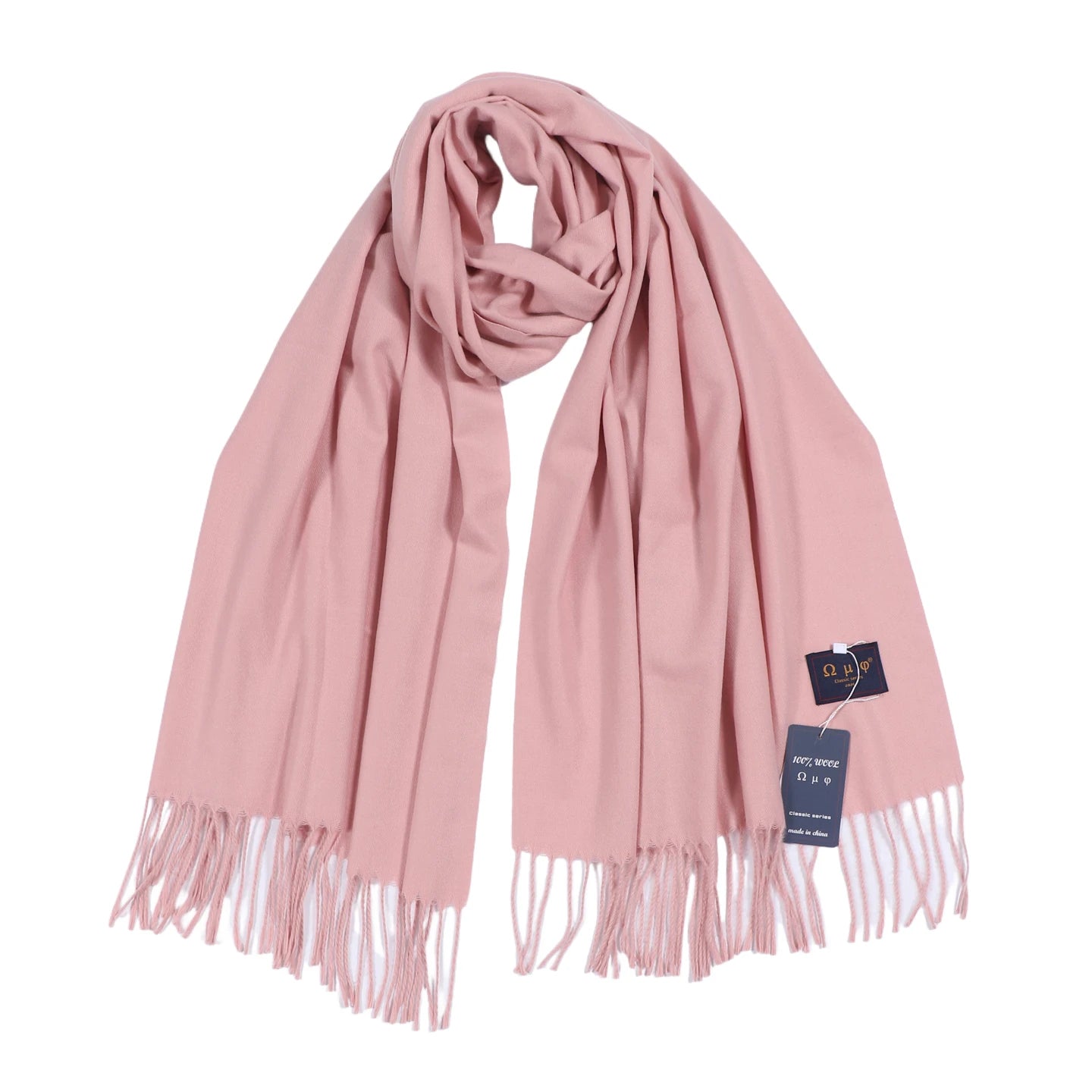 Solid Color Cashmere Thick Warm Shawls Christmas Red Scarves Muselune