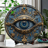 Ancient Egyptian Pyramid Metal Sign – All-Seeing Eye Wall Art - Muselune