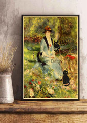 Cute Digital Cats Poster – Funny DIY Cartoon Wall Art - Muselune