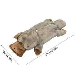 Plush Platypus Pencil Case – Soft, Cute & Stress-Relief Buddy - Muselune