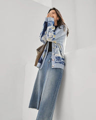 Muse Art Knitted Sweater Coat - Muselune