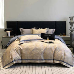 Egyptian Cotton Luxury Bedding 1000TC – Floral Digital Print Set - Muselune