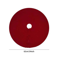 62cm Christmas Cable Knit Tree Skirt / Mat