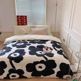 Cotton Satin Bedding Set – Floral Print Duvet & Comforter Covers - Muselune