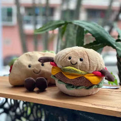 Interactive Burger & Hot Dog Soft Toy - Muselune