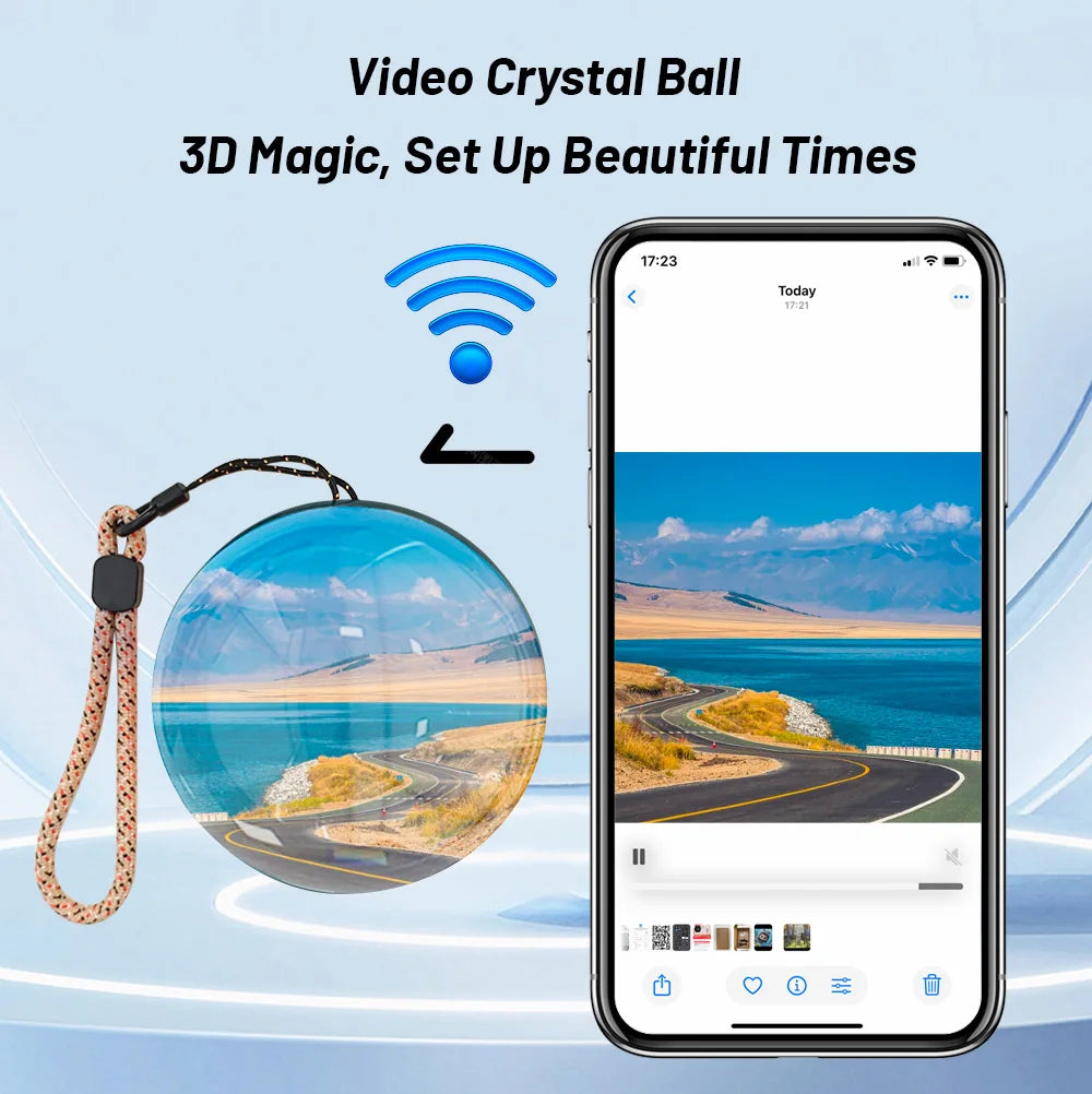 Memory Glass Video Crystal Ball & Gift The Muse