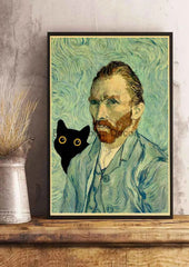 Cute Digital Cats Poster – Funny DIY Cartoon Wall Art - Muselune