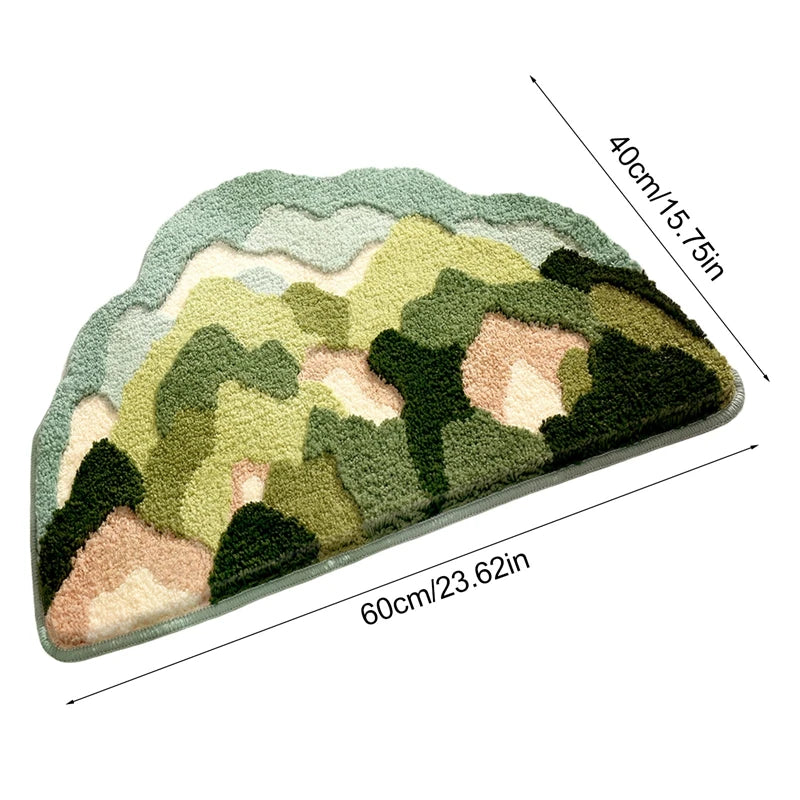 Fresh Home Imitation Cashmere Floor Mat & Rugs Muselune