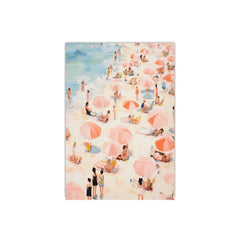 Summer Ocean Swimming Canvas – Modern Minimalist Wall Art - Muselune