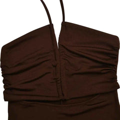 Sleeveless Sexy Midi Backless Dresses Slim Night Club Party Dress - Muselune