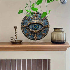 Ancient Egyptian Pyramid Metal Sign – All-Seeing Eye Wall Art - Muselune