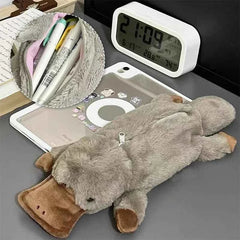 Plush Platypus Pencil Case – Soft, Cute & Stress-Relief Buddy - Muselune