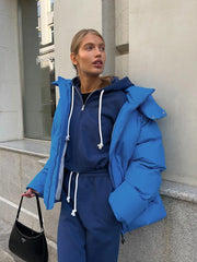 Talenza Cotton Loose Parka Retro Bakery Jacket Muselune
