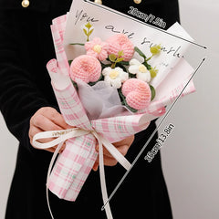 Bouquet Gift Knitted Flower Décor Soft Toys Muselune