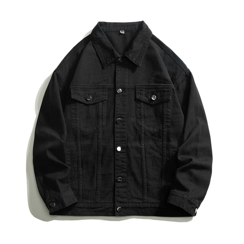 Oversize Casual Denim Jacket - Muselune