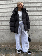 Talenza Cotton Loose Parka Retro Bakery Jacket Muselune