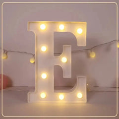 LED Letter & Number Light – Battery -Weddings & Parties - Muselune