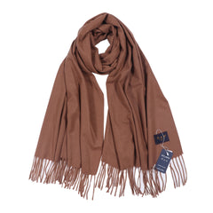 Solid Color Cashmere Thick Warm Shawls Christmas Red Scarves Muselune