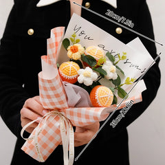 Bouquet Gift Knitted Flower Décor Soft Toys Muselune