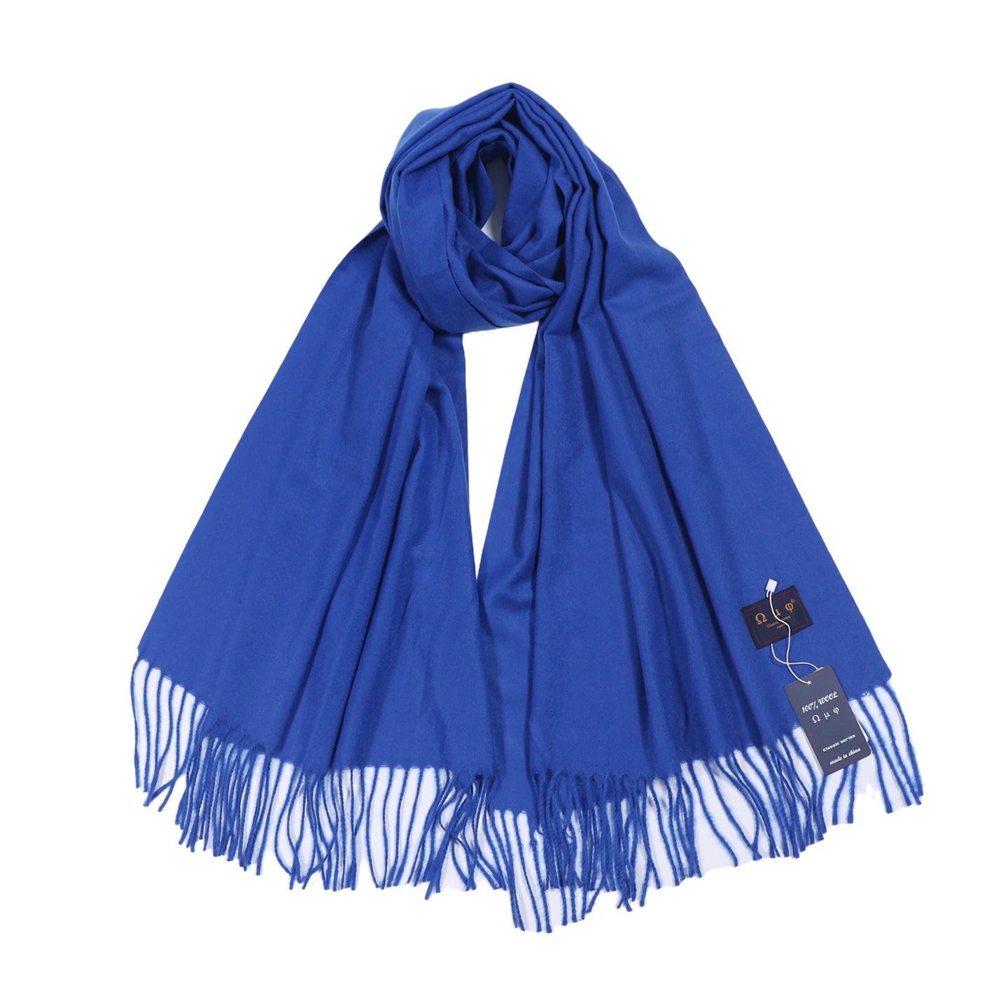 Solid Color Cashmere Thick Warm Shawls Christmas Red Scarves Muselune
