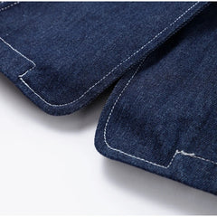 Vintage O-neck Denim Jacket & Pants Sets - Muselune