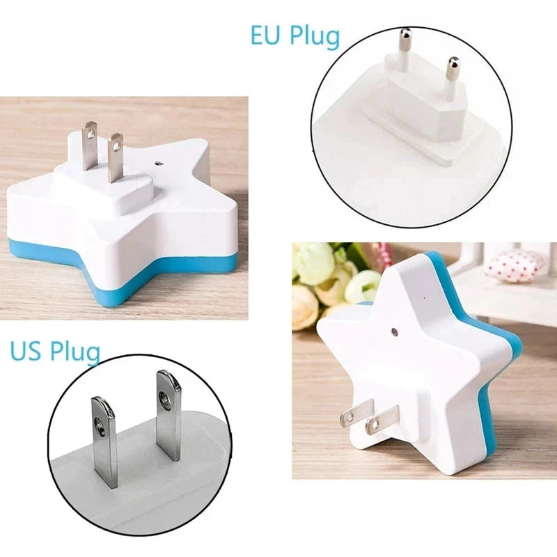Plug-In LED Star Night Lamp - Muselune