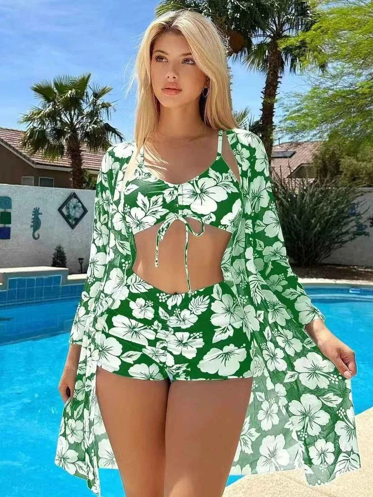 Slimming Bikini Set – Adjustable Straps & Flattering Fit - Muselune