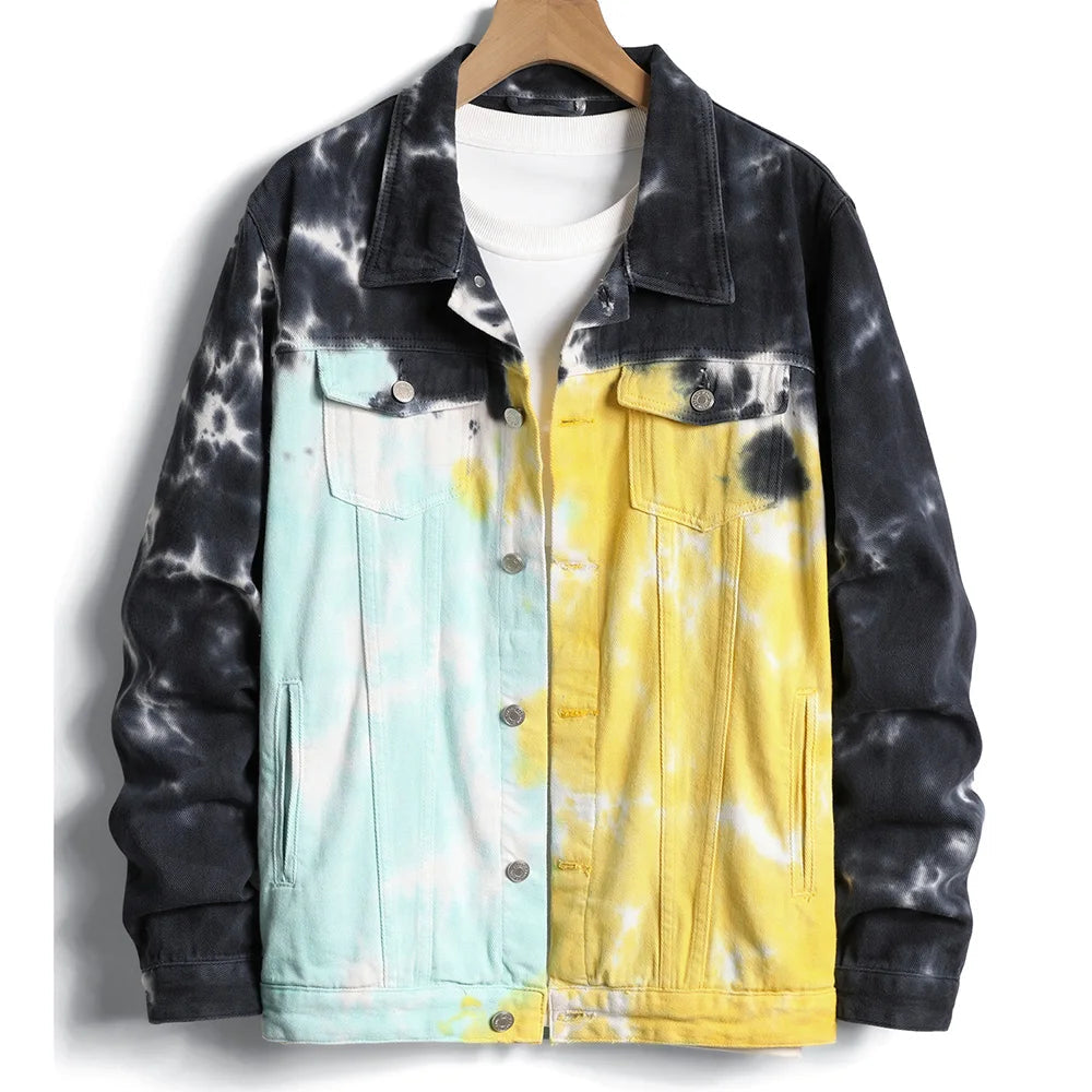 Color Splash Cotton Jacket - Muselune