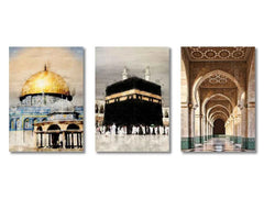 Ayatul Kursi Wall Art – Islamic Quran Print Set - Muselune