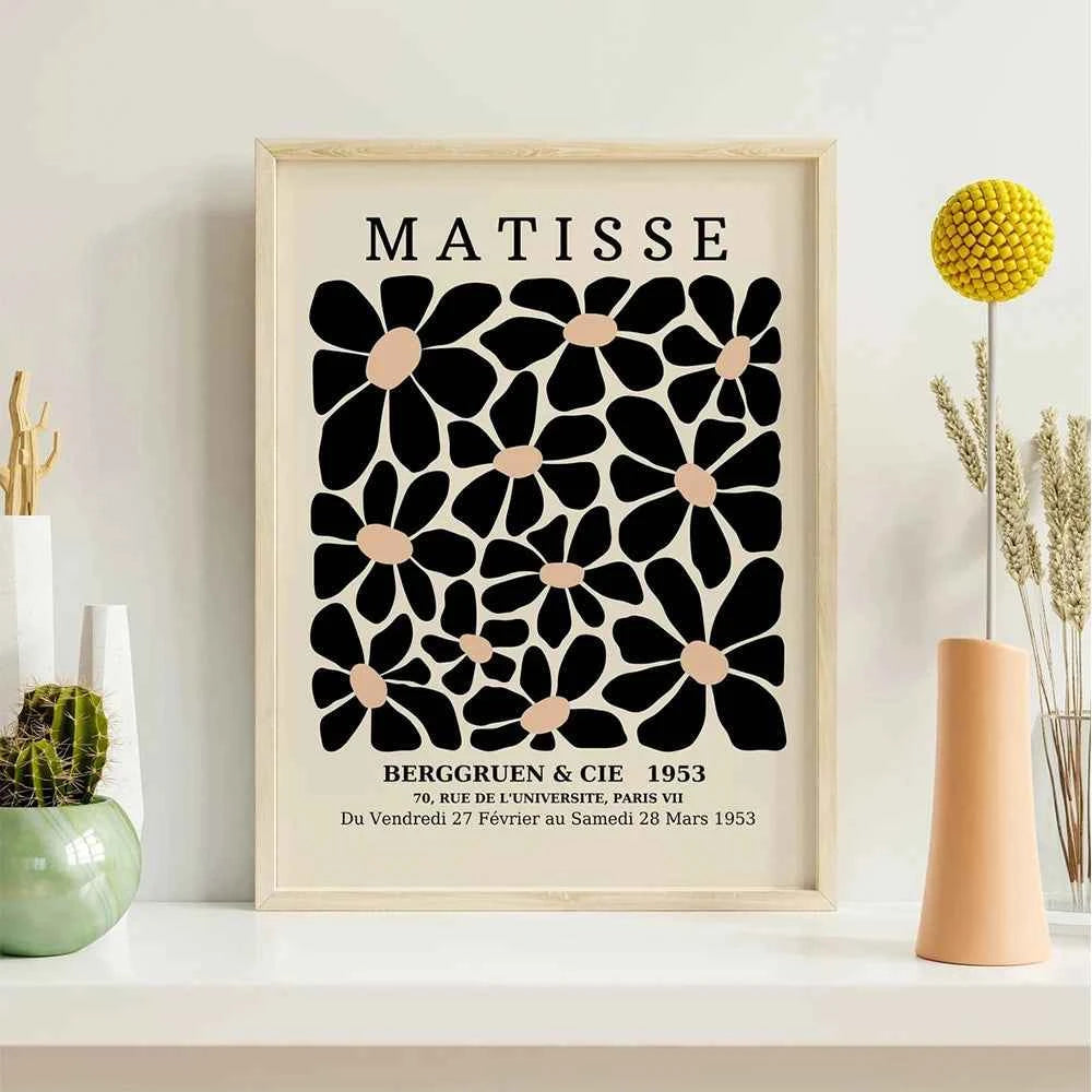 Trendy Gallery Wall Exhibition Matisse Picasso Museum Bauhaus Wall Art Canvas Painting Posters For Living Room Home Decor - Muselune