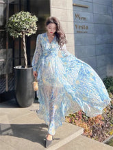 Muse Art Van Gogh Starry Painting Print dresses - Muselune