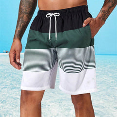 Classic Stripe Beach Shorts & Swimwear - Muselune