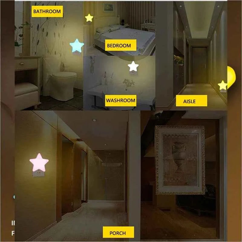 Plug-In LED Star Night Lamp - Muselune