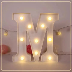 LED Letter & Number Light – Battery -Weddings & Parties - Muselune