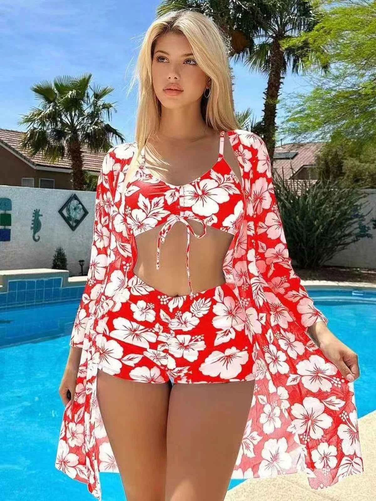Slimming Bikini Set – Adjustable Straps & Flattering Fit - Muselune