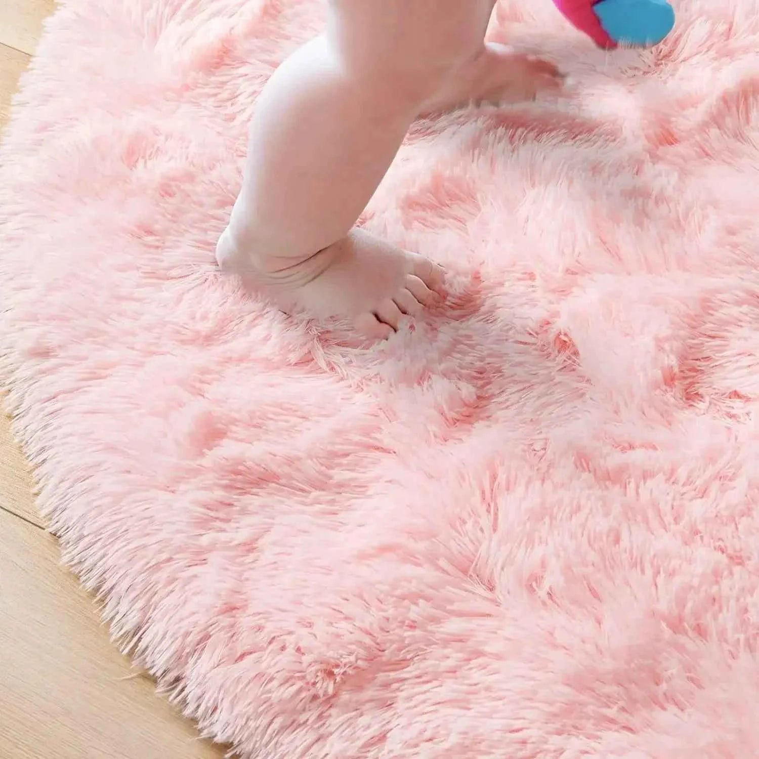 Round Soft Plush Rug - Fluffy, Cozy & Stylish - Muselune