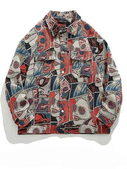 Spring Denim Jacket – Bold Rose Design