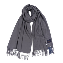 Solid Color Cashmere Thick Warm Shawls Christmas Red Scarves Muselune