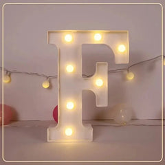 LED Letter & Number Light – Battery -Weddings & Parties - Muselune