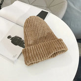 Solid Color Chenille Knitted Soft Leisure Hat Muselune
