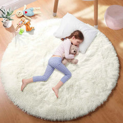 Round Soft Plush Rug - Fluffy, Cozy & Stylish - Muselune