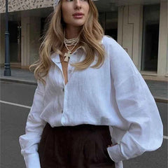 Vintage Linen Shirt – Long Sleeve & Timeless Style