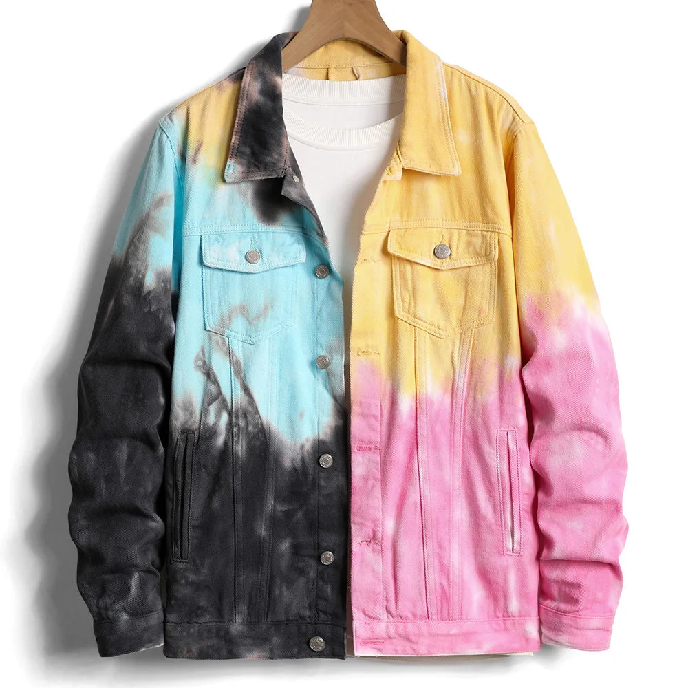 Color Splash Cotton Jacket - Muselune